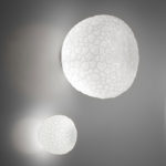 Angers Nantes Cholet Saumur Icones Artemide applique plafonnier Méteorite verre blanc Pio & Tito Toso 6