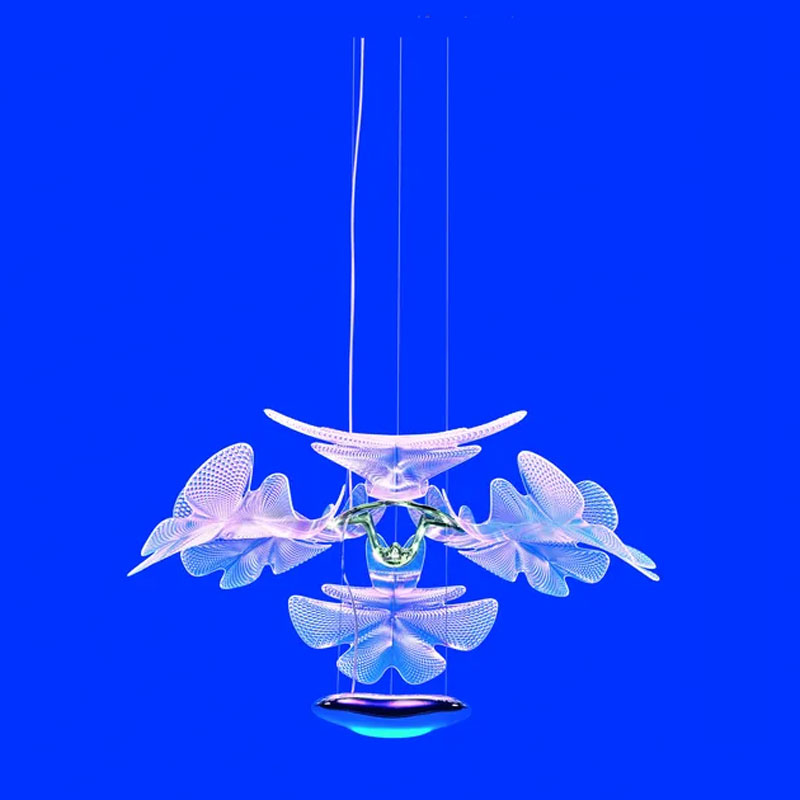 Angers Nantes Cholet Saumur Icones Artemide suspension Chlorophilia chrome nature fleur Ross Lovegrove 5