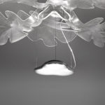 Angers Nantes Cholet Saumur Icones Artemide suspension Chlorophilia chrome nature fleur Ross Lovegrove 7