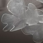 Angers Nantes Cholet Saumur Icones Artemide suspension Chlorophilia chrome nature fleur Ross Lovegrove 9