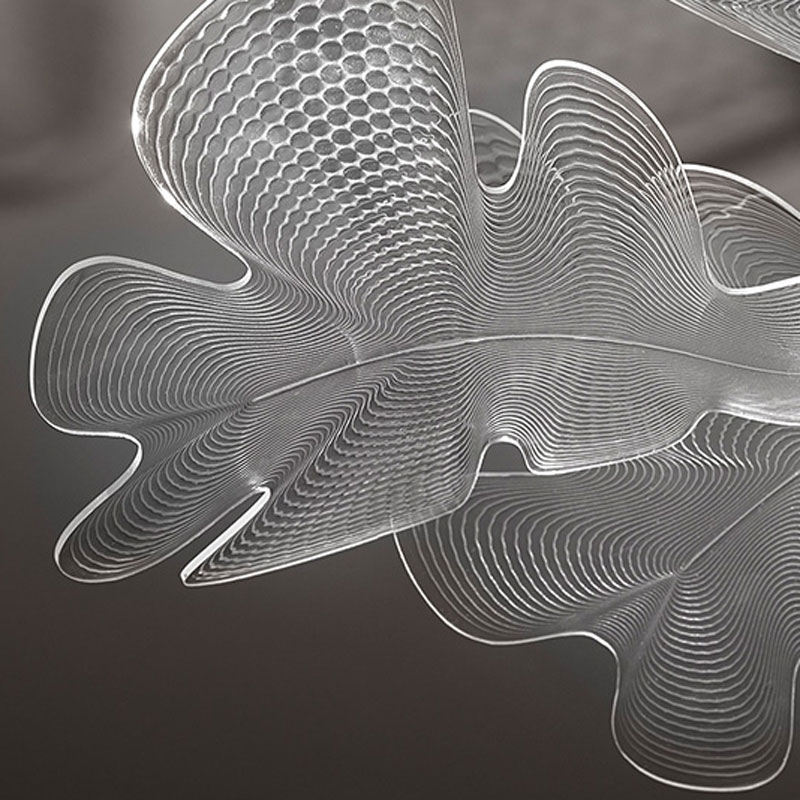 Angers Nantes Cholet Saumur Icones Artemide suspension Chlorophilia chrome nature fleur Ross Lovegrove 9