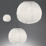 Angers Nantes Cholet Saumur Icones Artemide suspension Méteorite verre blanc 48 Pio & Tito Toso 3