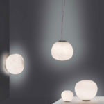 Angers Nantes Cholet Saumur Icones Artemide suspension Méteorite verre blanc 48 Pio & Tito Toso 4