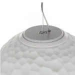 Angers Nantes Cholet Saumur Icones Artemide suspension Méteorite verre blanc 48 Pio & Tito Toso 6