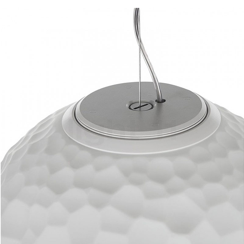 Angers Nantes Cholet Saumur Icones Artemide suspension Méteorite verre blanc 48 Pio & Tito Toso 6