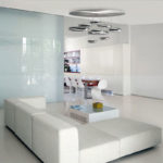 Angers Nantes Cholet Saumur Icones Artemide suspension plafonnier Mercury Chrome Galet Ross Lovegrove 4