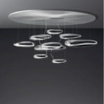 Angers Nantes Cholet Saumur Icones Artemide suspension plafonnier Mercury Chrome Galet Ross Lovegrove 8