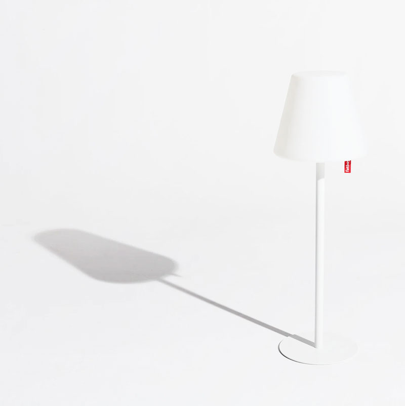 Angers Nantes Cholet Saumur Icones Fatboy Lampadaire outdoor table Edison The Giant Blanc 1