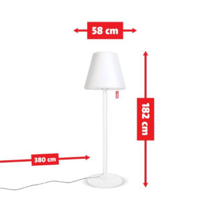 Angers Nantes Cholet Saumur Icones Fatboy Lampadaire outdoor table Edison The Giant Blanc 100