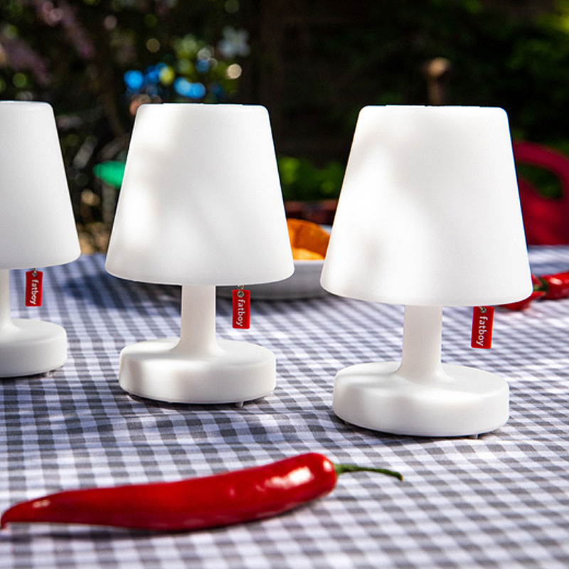 Angers Nantes Cholet Saumur Icones Fatboy Lampe Batterie chevet outdoor 3 table Edison The Mini Blanc rechargeable 7