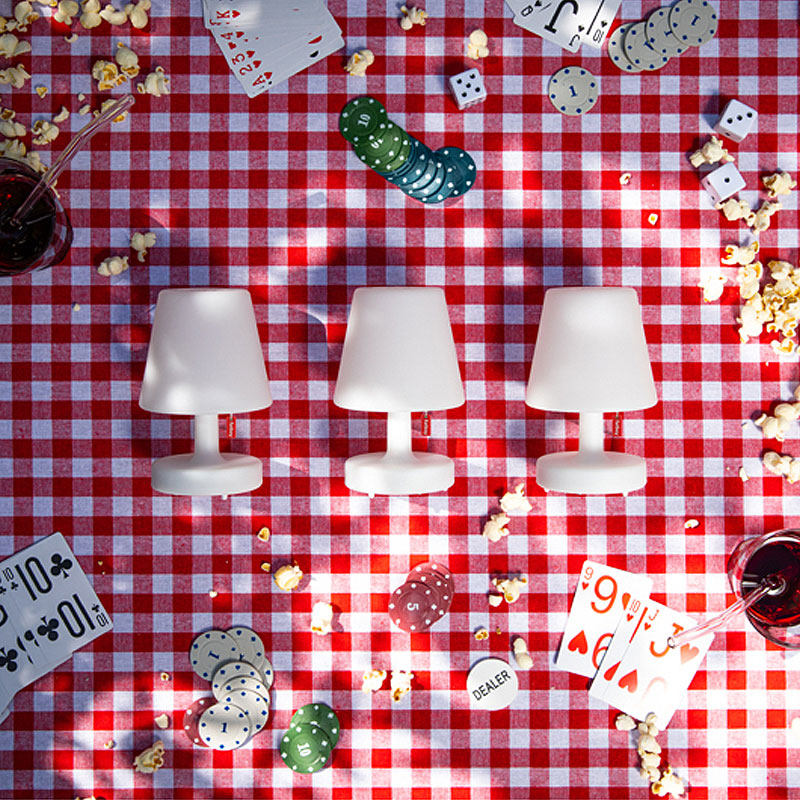 Angers Nantes Cholet Saumur Icones Fatboy Lampe Batterie chevet outdoor 3 table Edison The Mini Blanc rechargeable 9