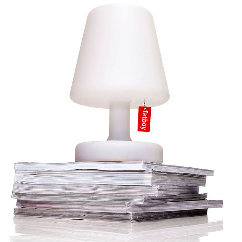 Angers Nantes Cholet Saumur Icones Fatboy Lampe Batterie chevet outdoor table Edison The Petit Blanc rechargeable 2