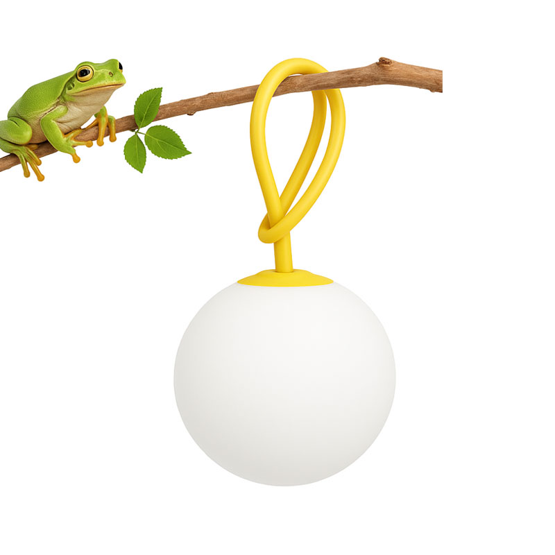 Angers Nantes Cholet Saumur Icones Fatboy Lampe Batterie nomade outdoor Bolleke Jaune rechargeable suspension 1701