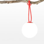 Angers Nantes Cholet Saumur Icones Fatboy Lampe Batterie nomade outdoor Bolleke Rouge rechargeable suspension 9