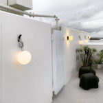 Angers Nantes Cholet Saumur Icones Fatboy Lampe Batterie nomade outdoor Bolleke gris clair rechargeable suspension 6