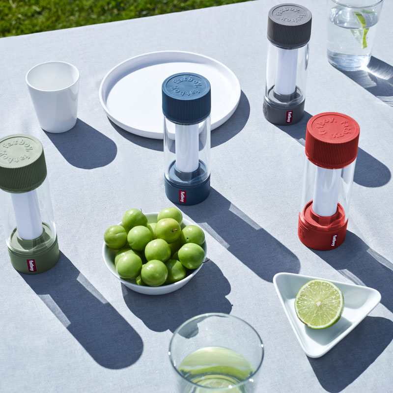 Angers Nantes Cholet Saumur Icones Fatboy Lampe Batterie nomade outdoor Tjoepke rouge rechargeable alex Bergman 1