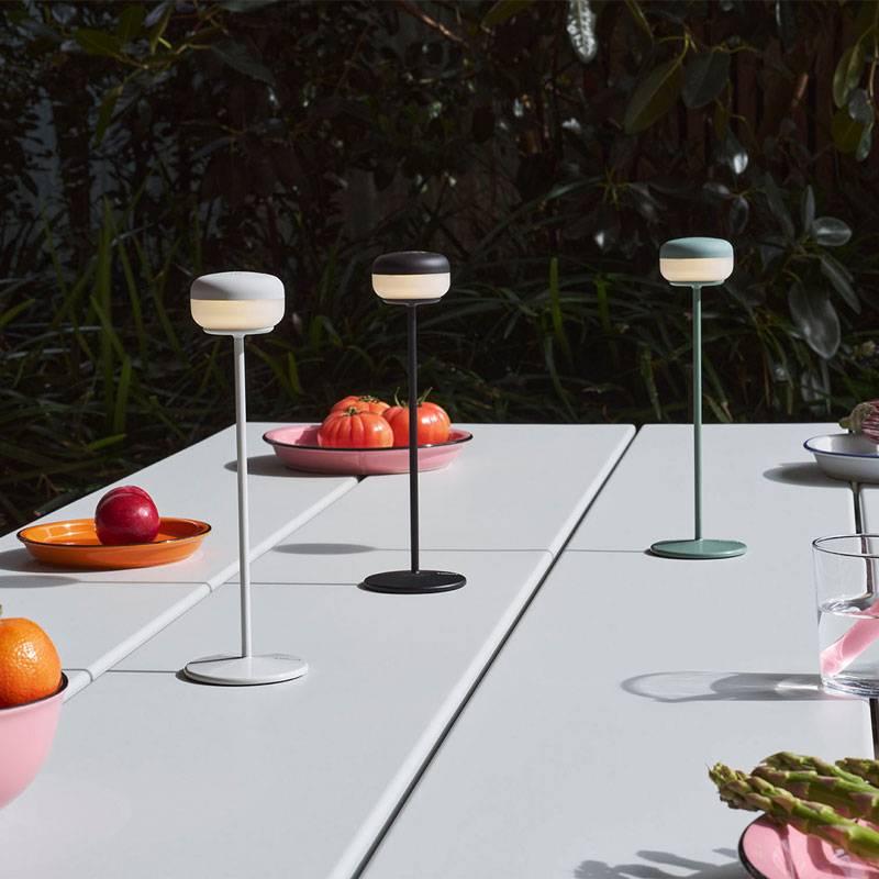 Angers Nantes Cholet Saumur Icones Fatboy Lampe a poser Cheerio Batterie nomade outdoorAnthracite rechargeable