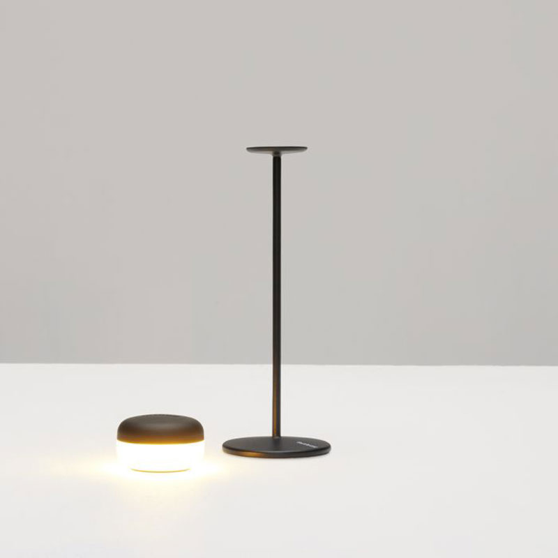 Angers Nantes Cholet Saumur Icones Fatboy Lampe a poser Cheerio Batterie nomade outdoorAnthracite rechargeable 4