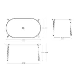Angers Nantes Cholet Saumur Icones Fatboy Table de repas Toni 6 places mobilier outdoor vert pin exterieur 7