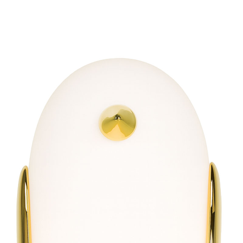 Angers Nantes Cholet Saumur Icones Moooï Lampe a poser Noot Noot Pets Light Blanc Or Marcel Wanders 0