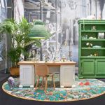 Angers Nantes Cholet Saumur Icones Moooï Tapis L'afrique Studio Job tribal MArcel Wanders Carpet vert 3