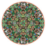 Angers Nantes Cholet Saumur Icones Moooï Tapis L'afrique Studio Job tribal MArcel Wanders Carpet vert 7