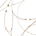 Angers Nantes Cholet Saumur Icones Moooï suspension Flock of light cuivre copper led Studio Toer wanders 01