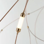 Angers Nantes Cholet Saumur Icones Moooï suspension Flock of light cuivre copper led Studio Toer wanders 14