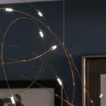 Angers Nantes Cholet Saumur Icones Moooï suspension Flock of light cuivre copper led Studio Toer wanders 16