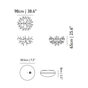 Angers Nantes Cholet Saumur Icones Moooï suspension Heracleum III 98 blanc Bertjan Pot Wanders 7