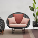 Angers Nantes Cholet Saumur Icones Pot plantes Vincent Sheppard Ivo mobilier exterieur outdoor Rotin Noir