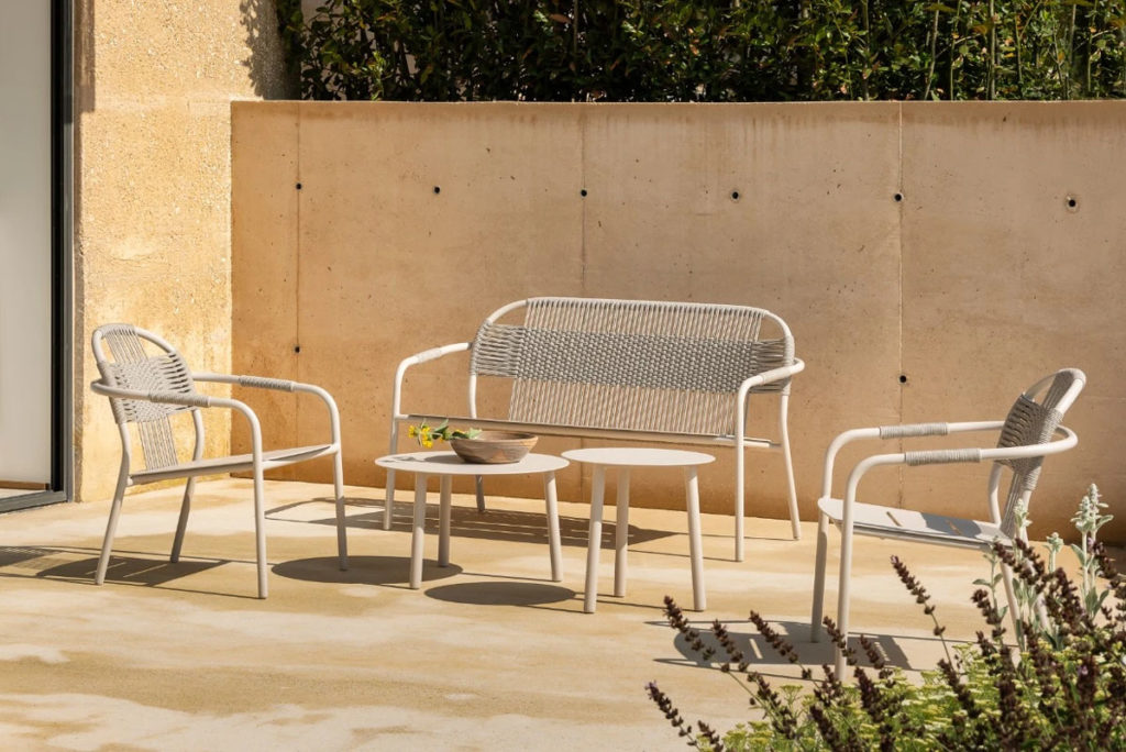 Angers Nantes Cholet Saumur Icones table basse Vincent Sheppard Lilo mobilier exterieur Noir outdoor lounge 1