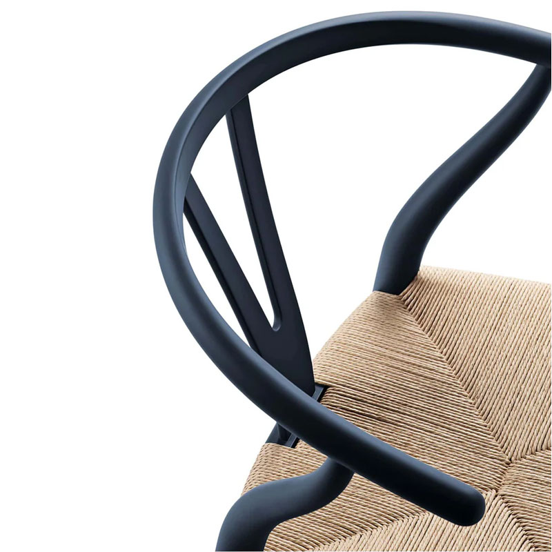 Angers Nantes Cholet Saumur Icones Chaise Fauteuil Carl Hansen CH24 Soft Bleu Wishbone Scandinave Hans J Wegner 1