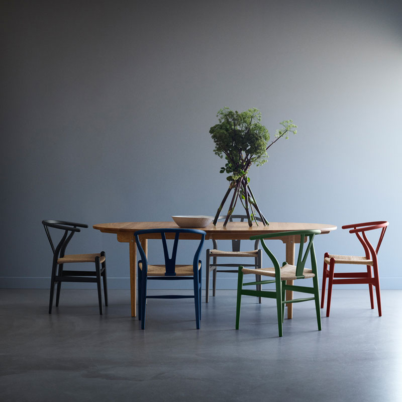 Angers Nantes Cholet Saumur Icones Chaise Fauteuil Carl Hansen CH24 Soft Bleu Wishbone Scandinave Hans J Wegner 110