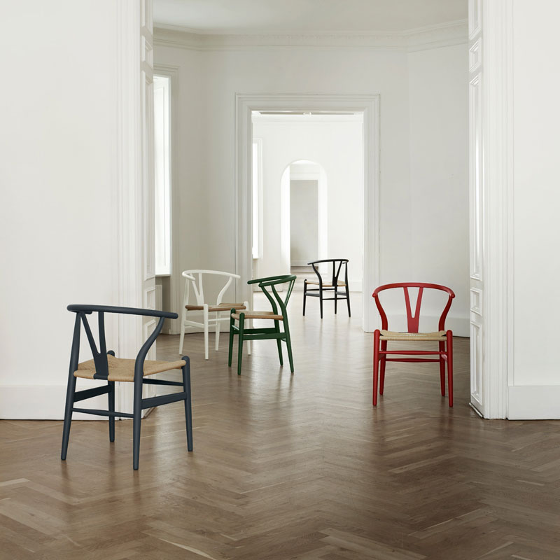 Angers Nantes Cholet Saumur Icones Chaise Fauteuil Carl Hansen CH24 Soft Bleu Wishbone Scandinave Hans J Wegner 19