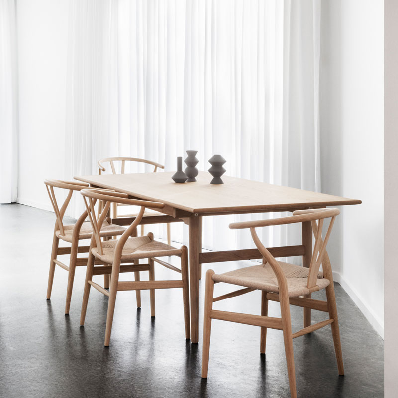 Angers Nantes Cholet Saumur Icones Chaise Fauteuil Carl Hansen CH24 blanchi savon Chêne mobilier Wishbone Scandinave Hans J Wegner 13