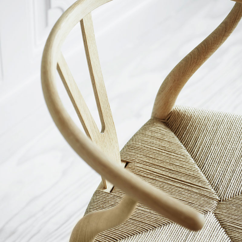 Angers Nantes Cholet Saumur Icones Chaise Fauteuil Carl Hansen CH24 blanchi savon Chêne mobilier Wishbone Scandinave Hans J Wegner 3