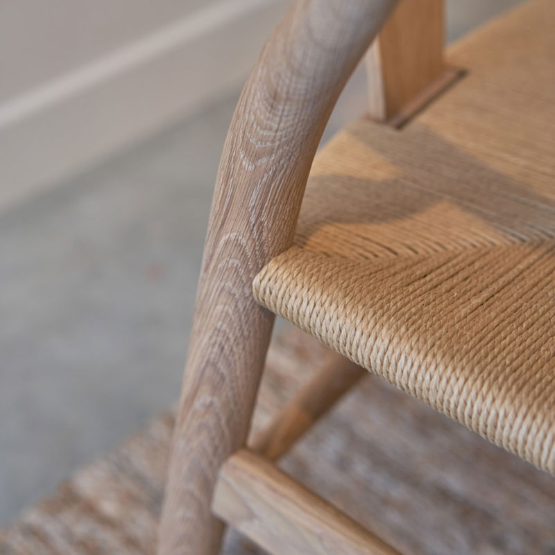 Angers Nantes Cholet Saumur Icones Chaise Fauteuil Carl Hansen CH24 blanchi savon Chêne mobilier Wishbone Scandinave Hans J Wegner 4