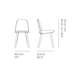 Angers Nantes Cholet Saumur Icones Chaise Nerd Muuto mobilier Scandinave bois chêne David Geckeler8