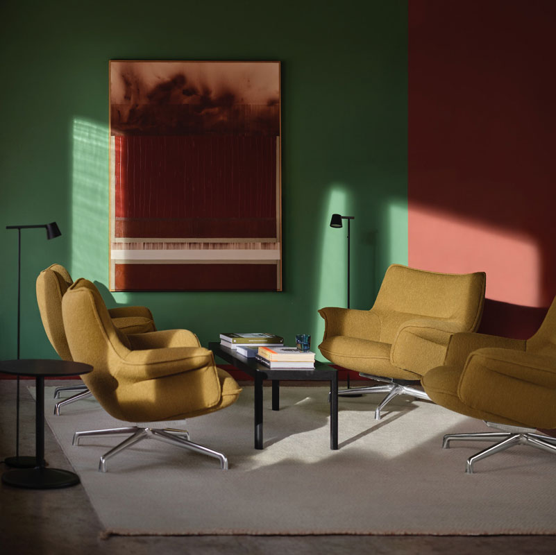 Angers Nantes Cholet Saumur Icones Fauteuil Doze Muuto mobilier Scandinave Olive cocooning Anderssen & Voll 10