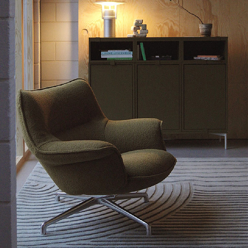 Angers Nantes Cholet Saumur Icones Fauteuil Doze Muuto mobilier Scandinave Olive cocooning Anderssen & Voll 2