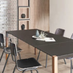 Angers Nantes Cholet Saumur Icones Horm casamania table de repas tango extensible fenix design noyer rallonge Mauro Lipparini 1