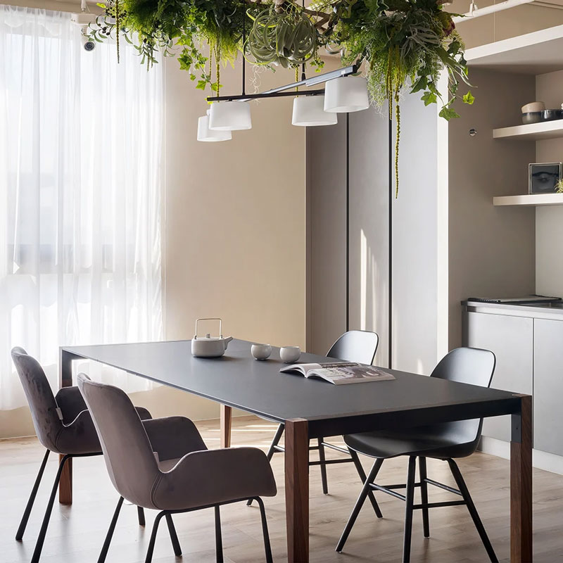 Angers Nantes Cholet Saumur Icones Horm casamania table de repas tango extensible fenix design noyer rallonge Mauro Lipparini 2