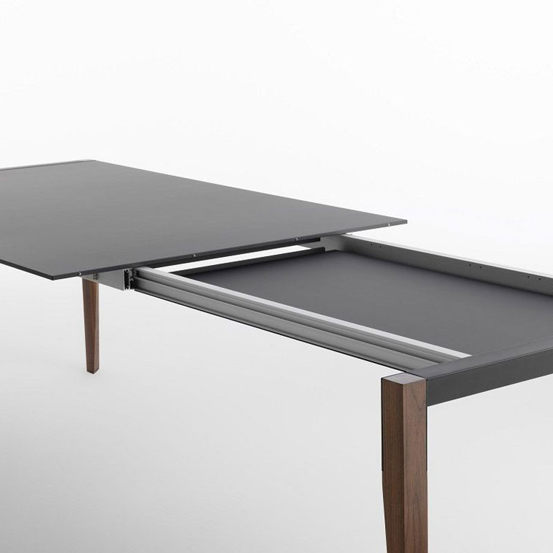 Angers Nantes Cholet Saumur Icones Horm casamania table de repas tango extensible fenix design noyer rallonge Mauro Lipparini 7
