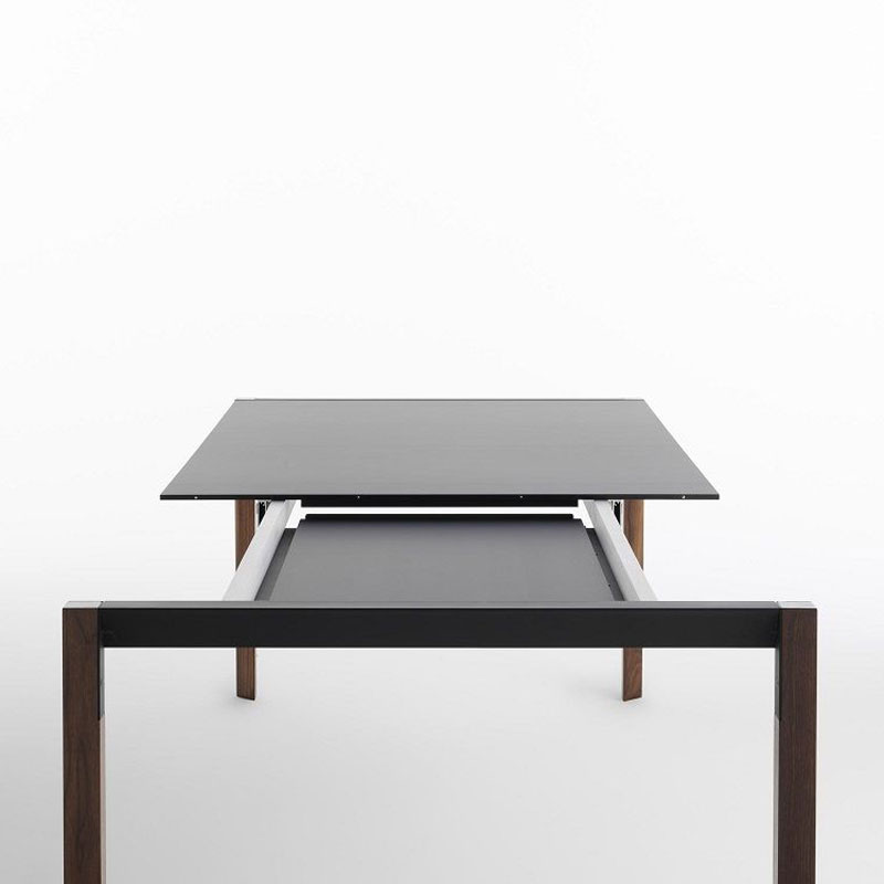 Angers Nantes Cholet Saumur Icones Horm casamania table de repas tango extensible fenix design noyer rallonge Mauro Lipparini 8