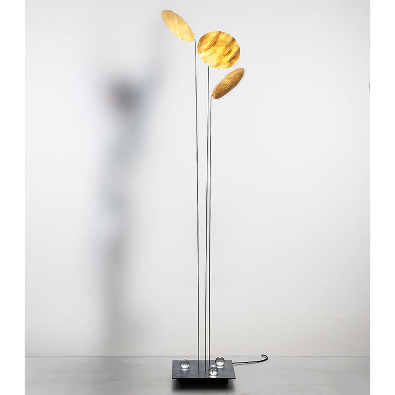 Angers Nantes Cholet Saumur Icones Ingo Maurer Lampadaire Nuunu or Ingo sculpture disque Maurer & Flavia Thumshirn 1