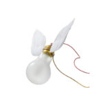 Angers Nantes Cholet Saumur Icones Ingo Maurer Lucellino oiseau plume poetique lampe de table