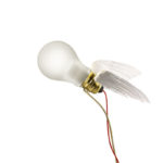 Angers Nantes Cholet Saumur Icones Ingo Maurer Lucellino oiseau plume poetique lampe de table 0