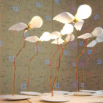 Angers Nantes Cholet Saumur Icones Ingo Maurer Lucellino oiseau plume poetique lampe de table 1