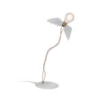 Angers Nantes Cholet Saumur Icones Ingo Maurer Lucellino oiseau plume poetique lampe de table 5